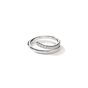 HEARTS ON FIRE VELA FRENCH CUT PAVE RING UU27868WGHV0206500
