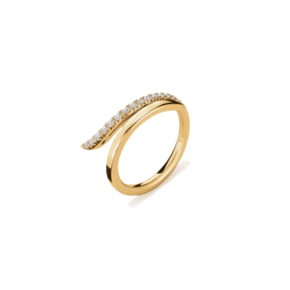 HEARTS ON FIRE VELA FRENCH CUT PAVE DIAMOND RING UU27868YGHV0206500
