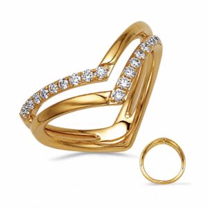 YELLOW GOLD DIAMOND RING D4878YG