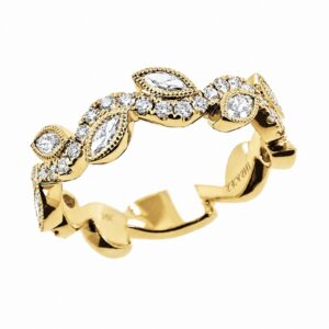 YELLOW GOLD DIAMOND RING D5786YG