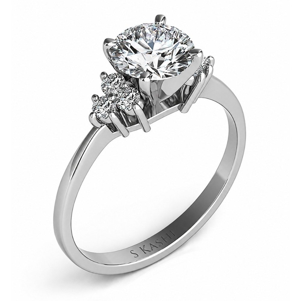 WHITE GOLD DIAMOND SEMI-MOUNT EN1583WG