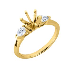 YELLOW GOLD DIAMOND SEMI-MOUNT EN1902YG