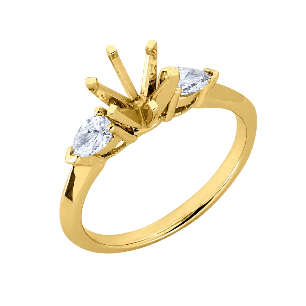 YELLOW GOLD DIAMOND SEMI-MOUNT EN1902YG