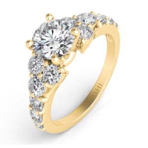 YELLOW GOLD DIAMOND SEMI-MOUNT EN6999YG