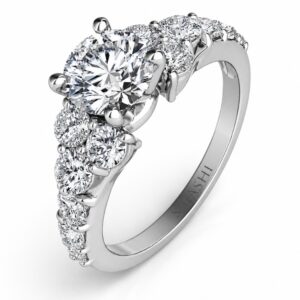 WHITE GOLD DIAMOND SEMI-MOUNT EN6999WG