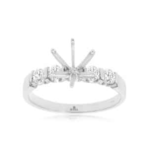 WHITE GOLD DIAMOND SEMI-MOUNT W3678S