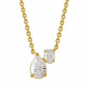 YELLOW GOLD DIAMOND NECKLACE N1354YG