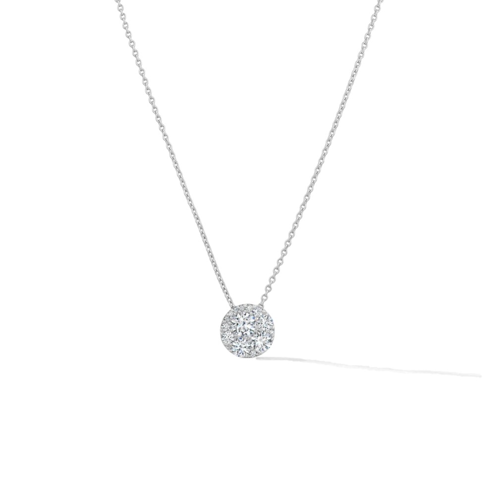 HEARTS ON FIRE TESSA DIAMOND CIRCLE PENDANT HFPTESC00258W