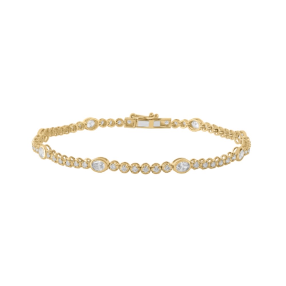 YELLOW GOLD DIAMOND NECKLACE B4535YG