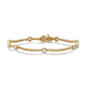YELLOW GOLD DIAMOND BRACELET B4533YG
