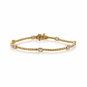 YELLOW GOLD DIAMOND BRACELET B4532YG