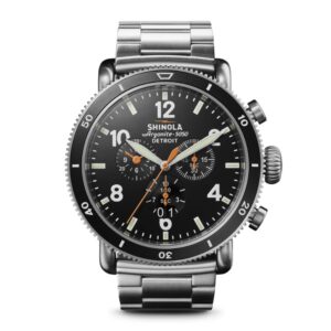 SHINOLA RUNWELL BLACK BLIZZARD WATCH S0110000118