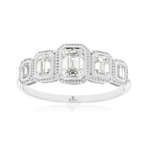WHITE GOLD DIAMOND WEDDING BAND WH3047D