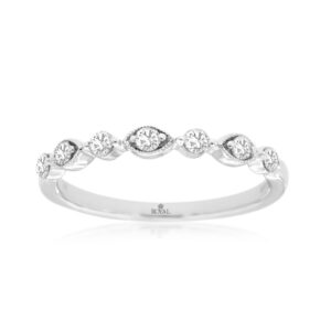 WHITE GOLD DIAMOND WEDDING BAND WH1837D