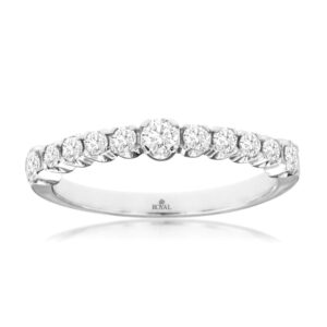 WHITE GOLD DIAMOND WEDDING BAND WC9274D