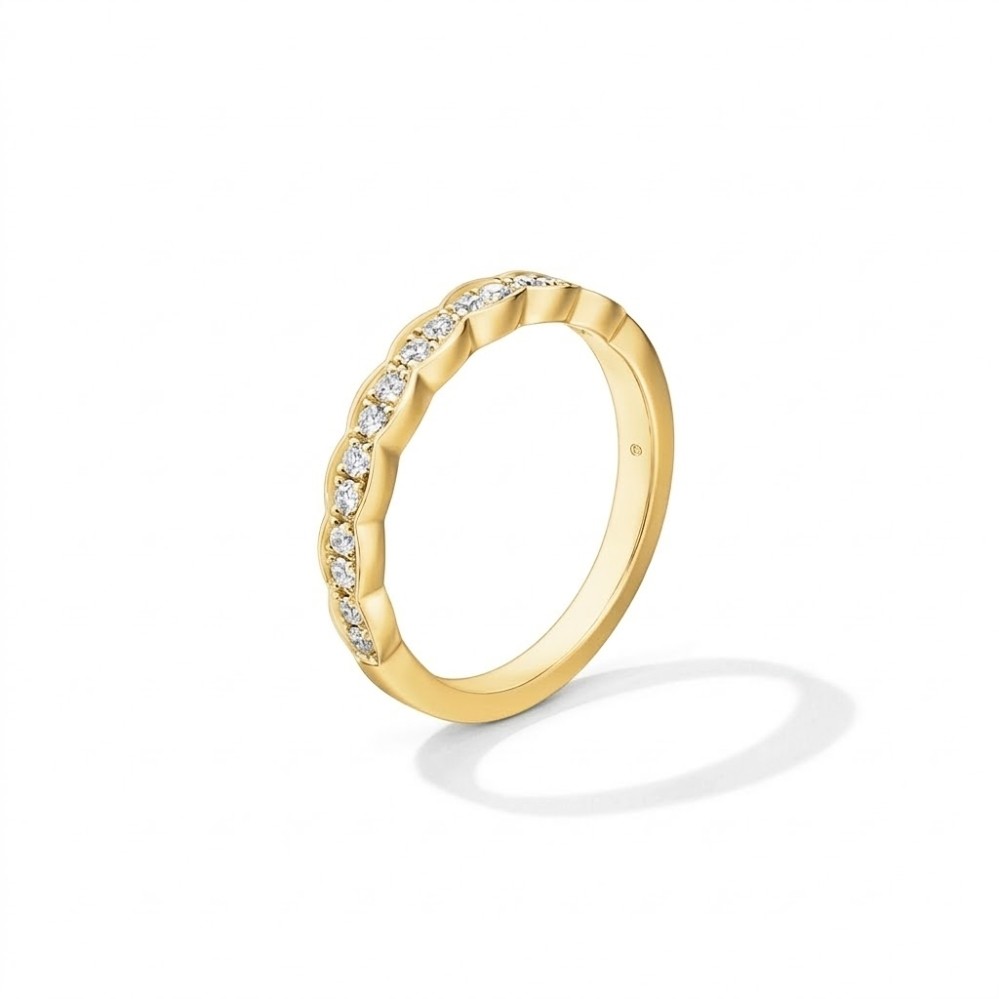 HEARTS ON FIRE LORELEI FLORAL DIAMOND BAND UU438YIJV0156500