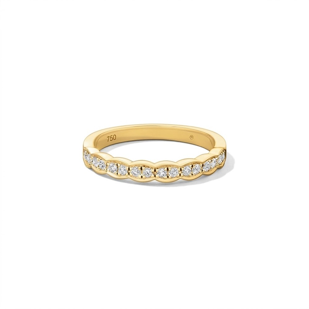 HEARTS ON FIRE LORELEI FLORAL DIAMOND BAND UU438YIJV0156500