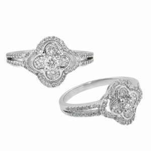 WHITE GOLD DIAMOND RING RW10036D