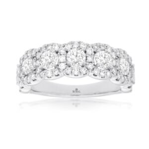 WHITE GOLD DIAMOND WEDDING BAND WC9332D