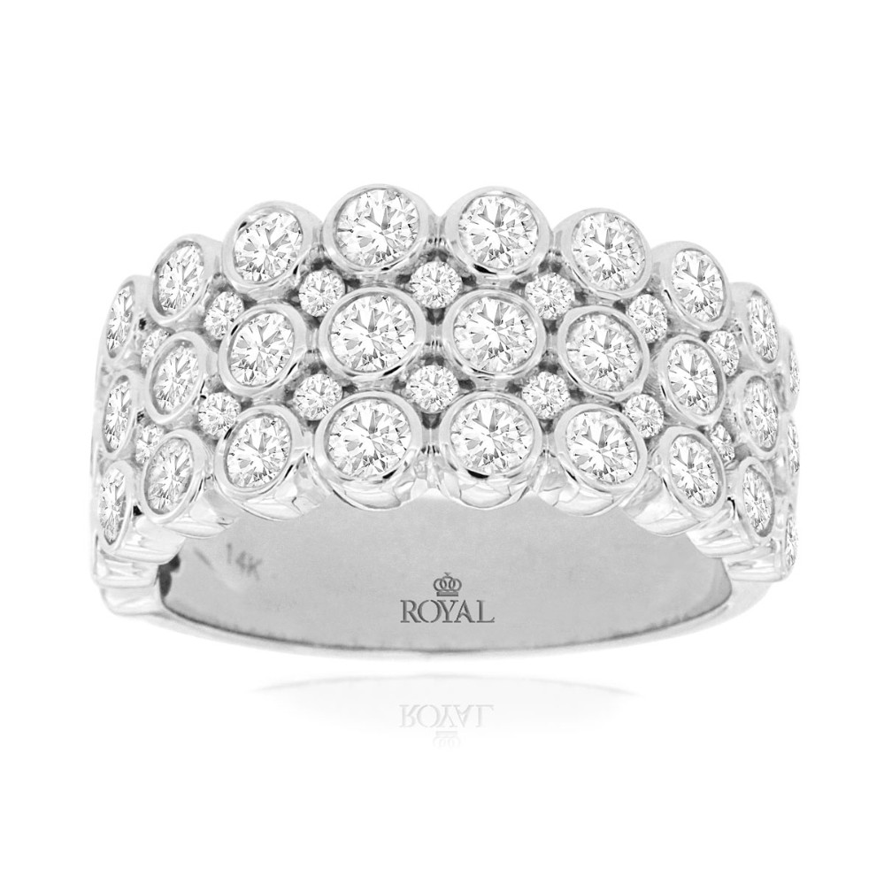 WHITE GOLD DIAMOND WEDDING BAND WC9392D