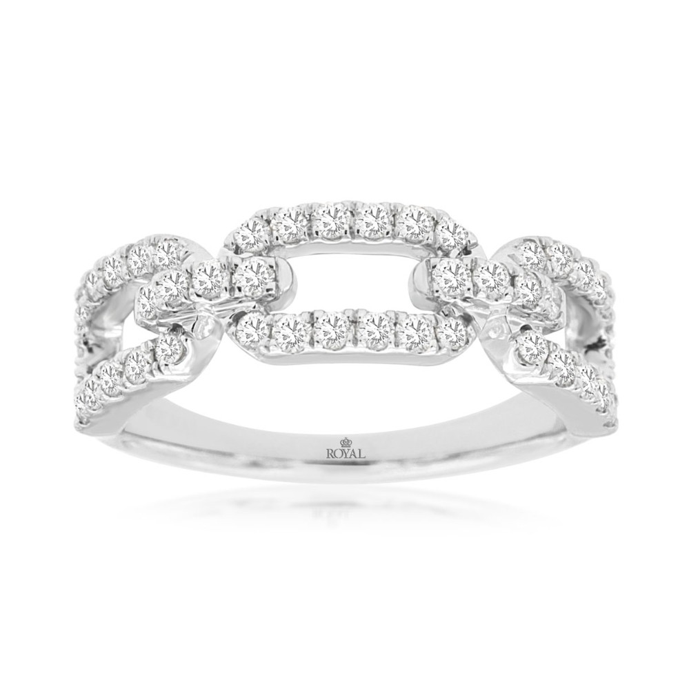 WHITE GOLD DIAMOND WEDDING BAND WH2004D