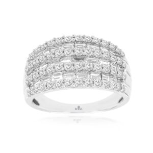 WHITE GOLD DIAMOND WEDDING BAND WH3236D