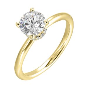YELLOW GOLD DIAMOND SEMI-MOUNT W1270RN100SM-4YB
