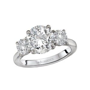WHITE GOLD DIAMOND SEMI-MOUNT ENGAGEMENT RING 160080-RD200SP
