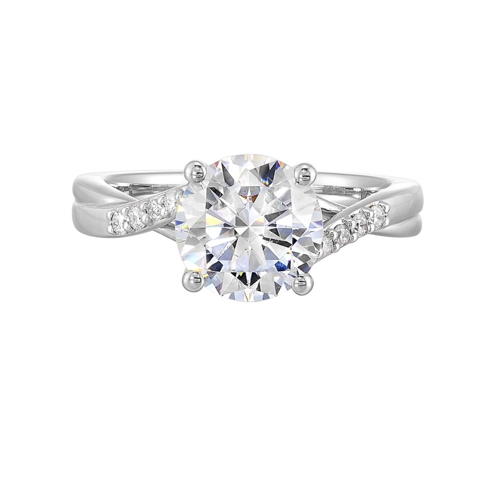 WHITE GOLD DIAMOND SEMI-MOUNT RG16554SM-4WB
