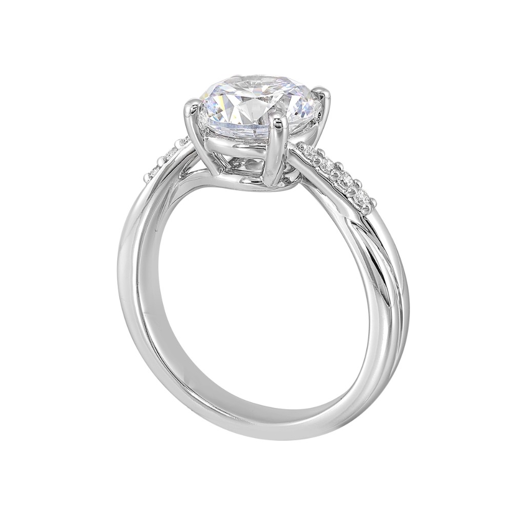 WHITE GOLD DIAMOND SEMI-MOUNT RG16554SM-4WB