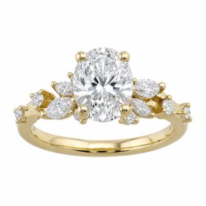 YELLOW GOLD DIAMOND SEMI-MOUNT W7061ON200SM-4YB