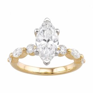 YELLOW GOLD DIAMOND SEMI-MOUNT W7241MN200SM-4YW