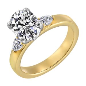 YELLOW GOLD DIAMOND SEMI-MOUNT W7071ON200SM-4YW