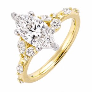 YELLOW GOLD DIAMOND SEMI-MOUNT W6511MN200SM-4YW