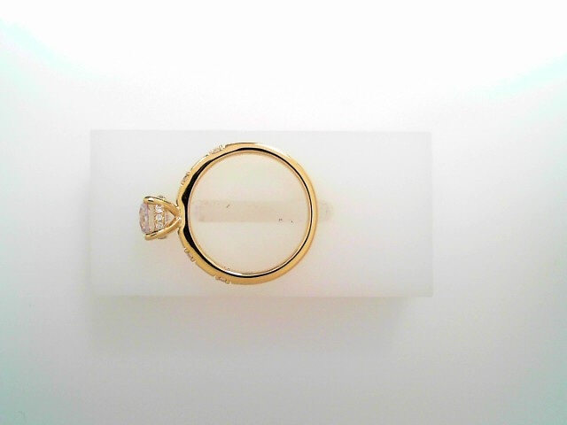 YELLOW GOLD HIDDEN HALO SEMI-MOUNT W3991RN100SM-4Y89