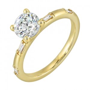 YELLOW GOLD DIAMOND RING W3931RN100SM-4YB
