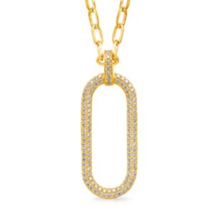 YELLOW GOLD DIAMOND NECKLACE N1267YG