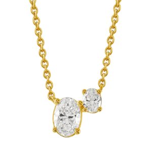 YELLOW GOLD DIAMOND NECKLACE N1352YG