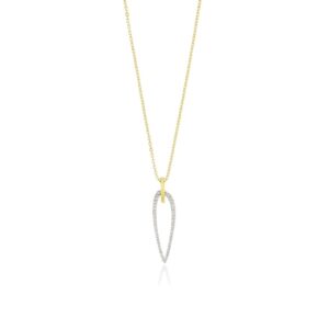 YELLOW GOLD DIAMOND PENDANT H1965D