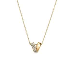 HEARTS ON FIRE INSIDE OUT SPIRAL DIAMOND PENDANT UU29198YGHV0401800