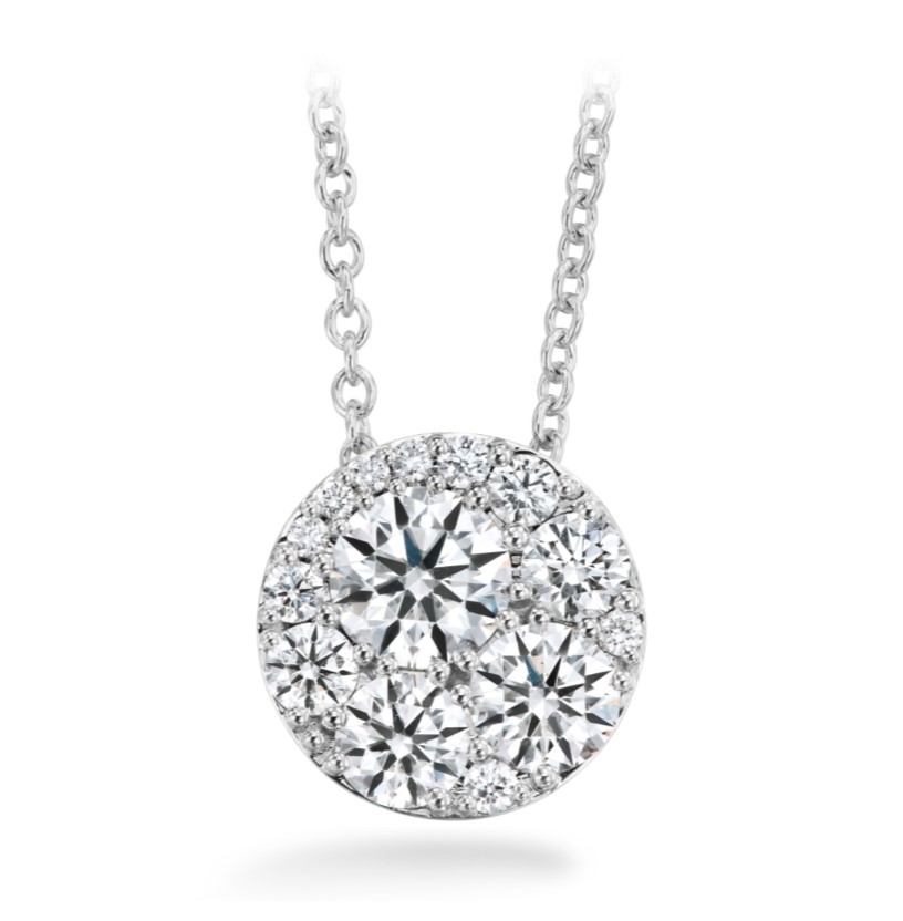 HEARTS ON FIRE TESSA DIAMOND CIRCLE PENDANT HFPTESC00768W