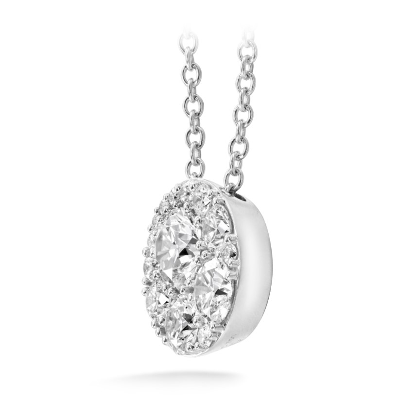 HEARTS ON FIRE TESSA DIAMOND CIRCLE PENDANT HFPTESC00768W