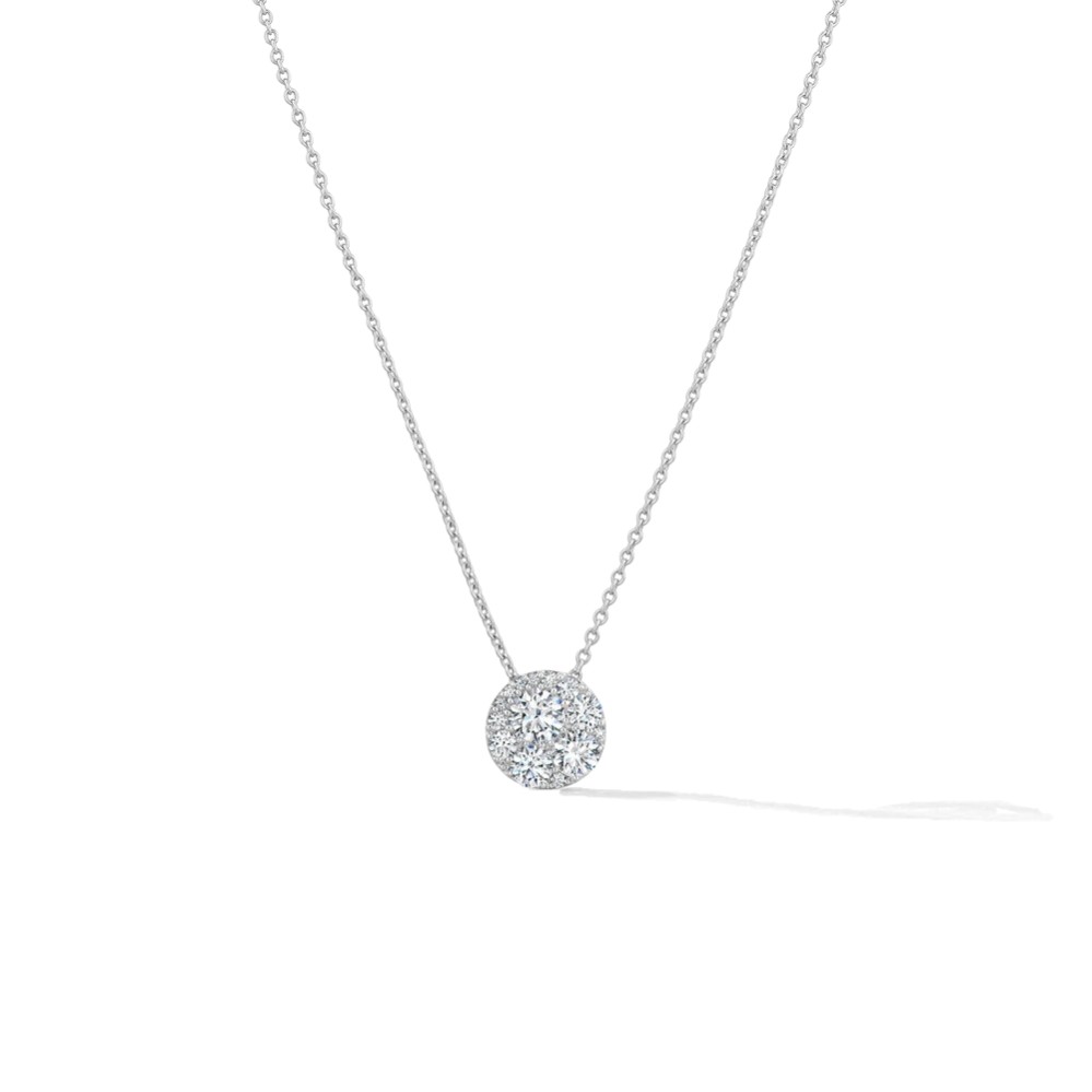 HEARTS ON FIRE TESSA DIAMOND CIRCLE PENDANT HFPTESC00768W