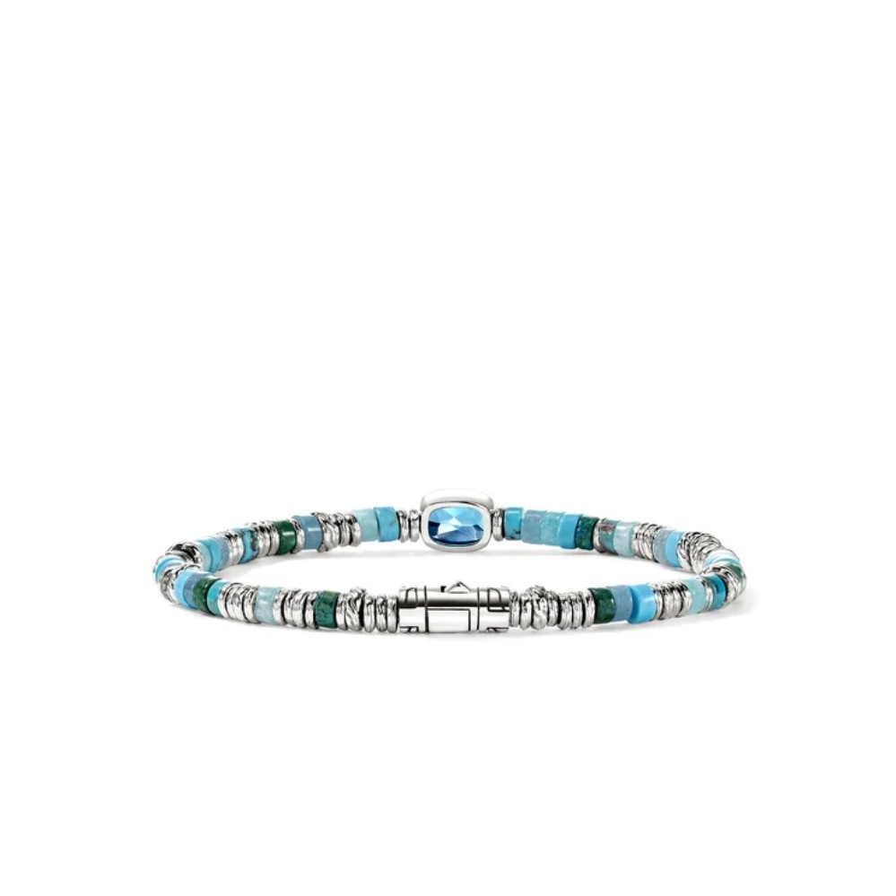 JOHN HARDY HEISHI GEM BRACELET BUS290201SBTTQAMZXUM