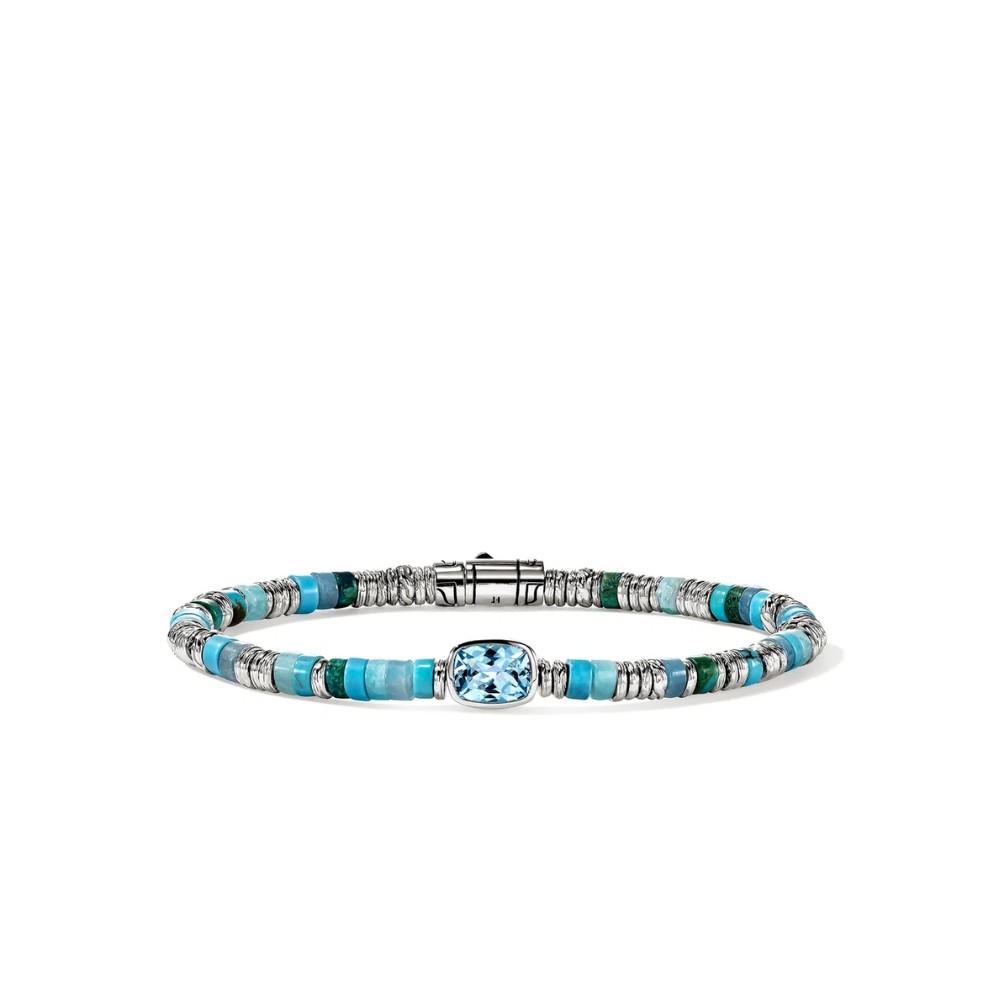JOHN HARDY HEISHI GEM BRACELET BUS290201SBTTQAMZXUM