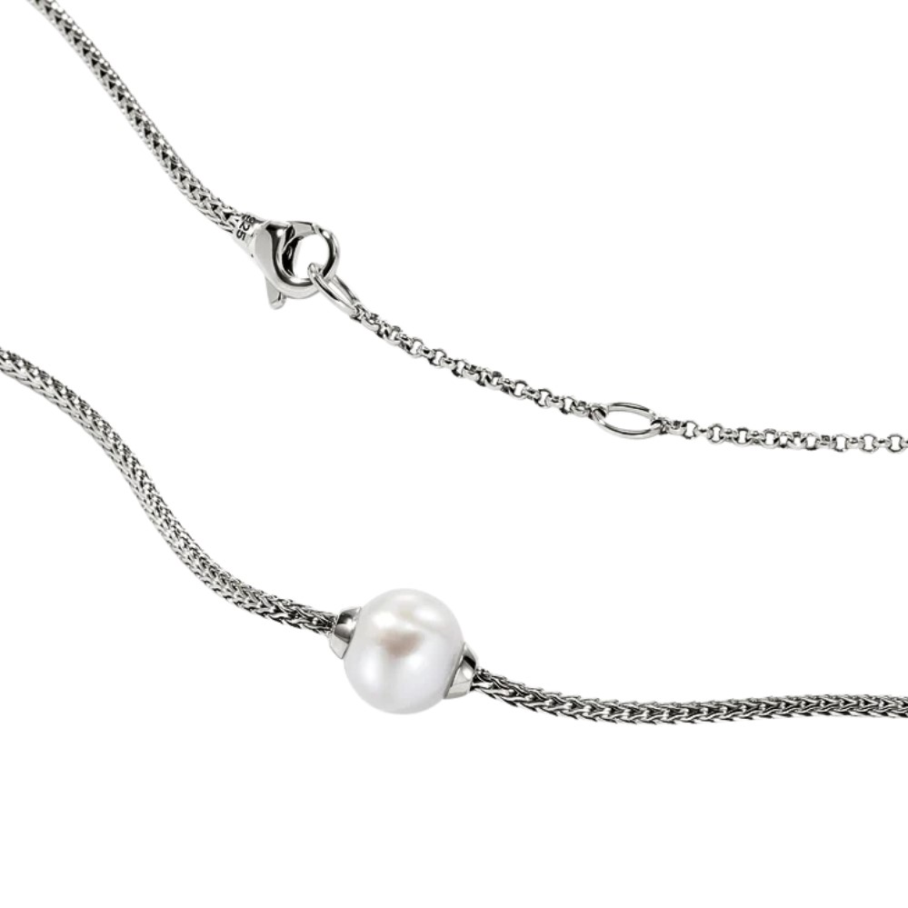 JOHN HARDY ESSENTIAL PEARL NECKLACE NB987281X16-18