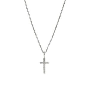 JOHN HARDY ESSENTIAL CROSS NECKLACE NB989377X16-18