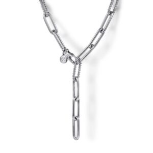 STERLING SILVER Y CHAIN NECKLACE NK7111-20SVJJJ