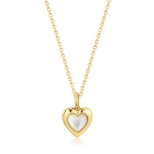 ANIA HAIE MOTHER'S DAY HEART LOCKET NECKLACE N099-06G