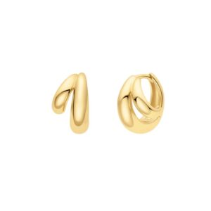 ANIA HAIE GOLD DOME HUGGIE HOOP EARRINGS E072-03G
